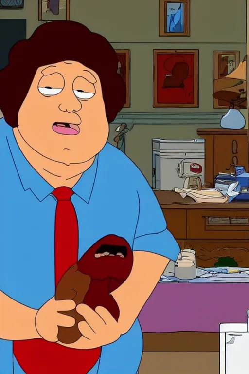 Image similar to danny devito on an episode of family guy