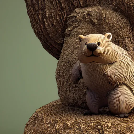 Image similar to hyperrealistic dslr film still of justin bieber disguised as a ( beaver ), beaver dam, stunning 8 k octane comprehensive 3 d render, inspired by istvan sandorfi & greg rutkowski & unreal engine, perfect symmetry, dim volumetric cinematic lighting, extremely hyper - detailed, incredibly real lifelike attributes & flesh texture, intricate, masterpiece, artstation, stunning