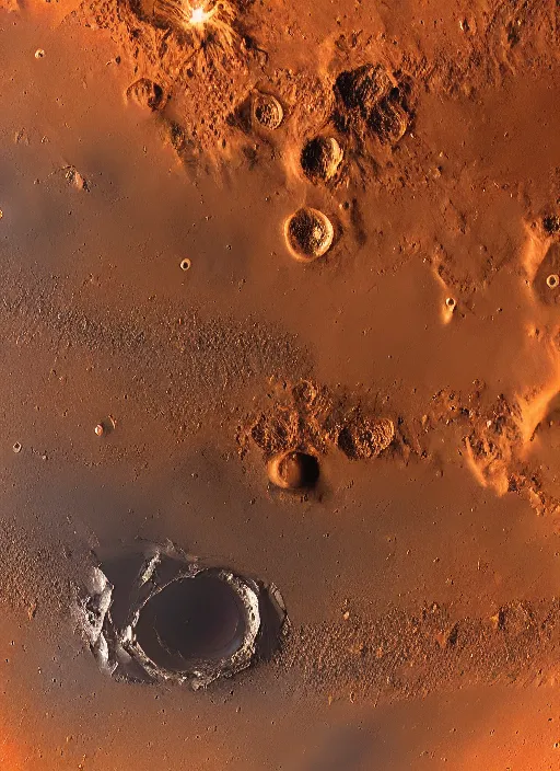 Image similar to planet mars, high res, highly detailed, photographed