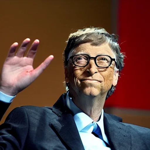 Image similar to bill gates as the devil