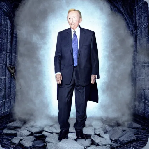 Image similar to vin scully in dark souls