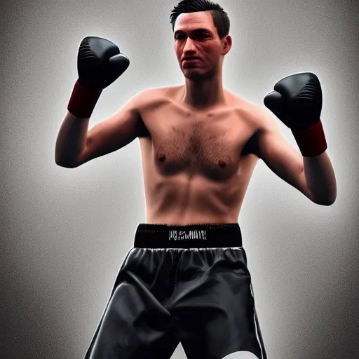 Prompt: professional boxer, photo realistic, hyperrealism, 4 k