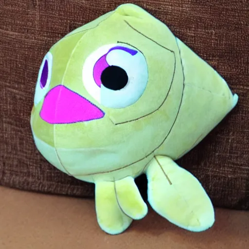 Image similar to a flounder plush doll