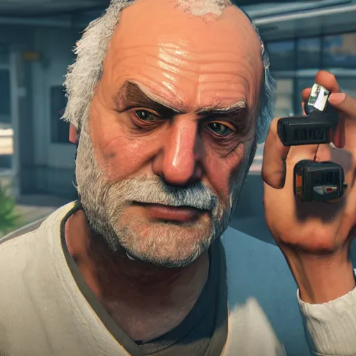 Image similar to hide the pain harold in gta 5, unreal engine 5 detail, by gta 5