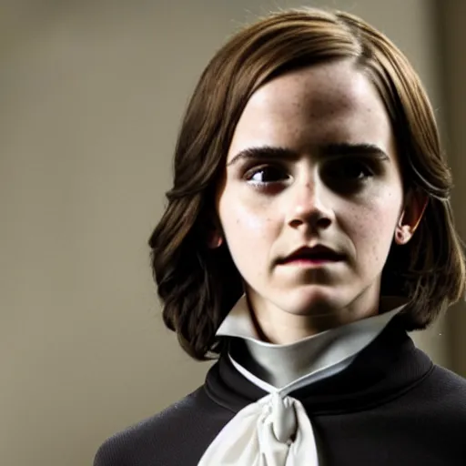 Image similar to Photo of Emma Watson as Professor Severus Snape, full body shot