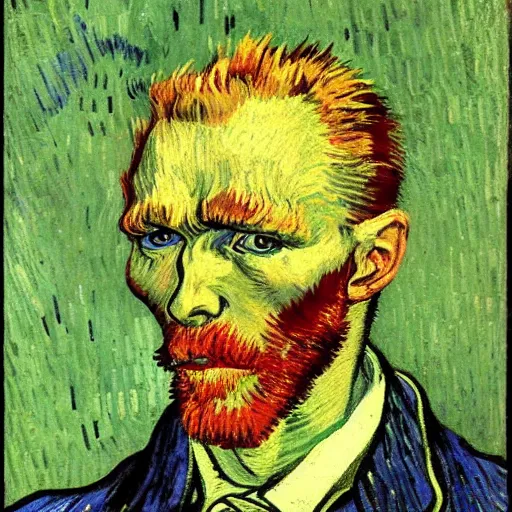 Image similar to devil by van gogh