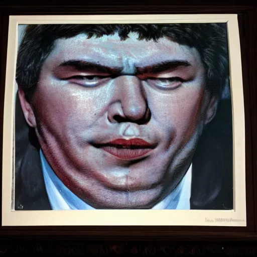 Image similar to portrait by h. r. giger of boris nemtsov degraded abomination, photo - realistic, color image, 2 k, highly detailed