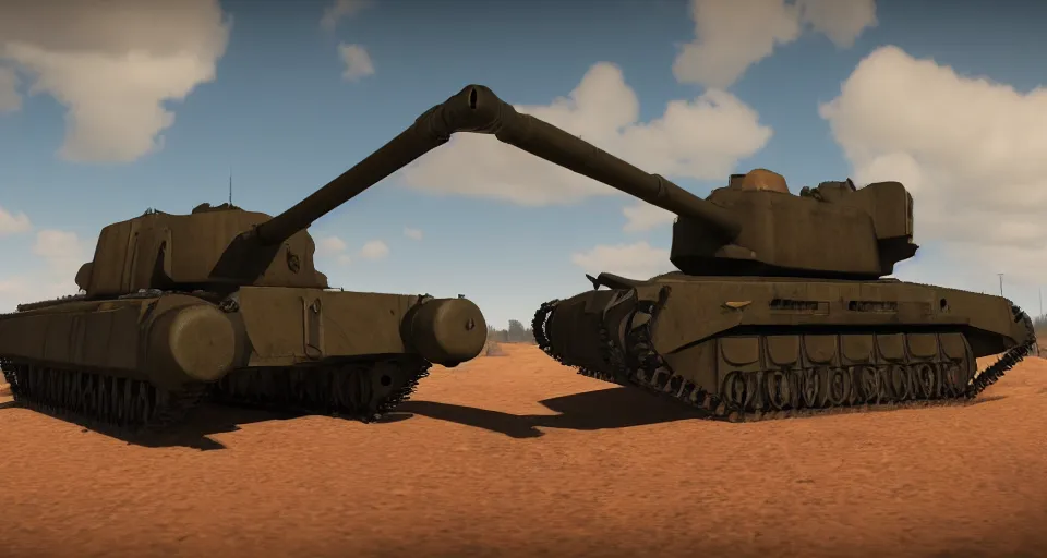 Image similar to a screenshot of killdozer!!! in the game war thunder, vehicle profile, 4 k