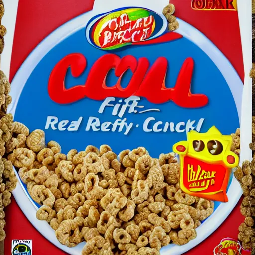 Prompt: a perfectly normal box of cereal in real life, highly detailed, high definition, ultra realistic