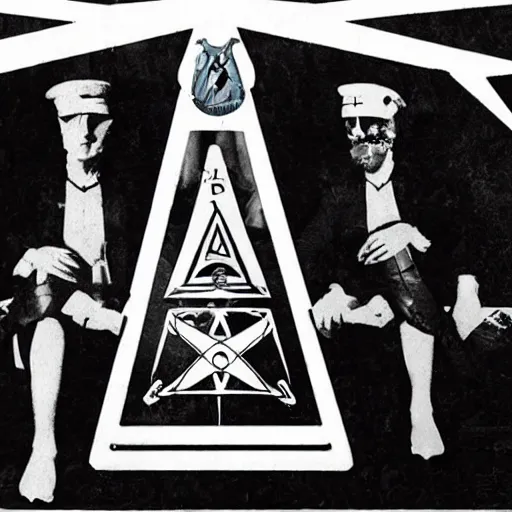 Image similar to the Bermuda Triangle secret society