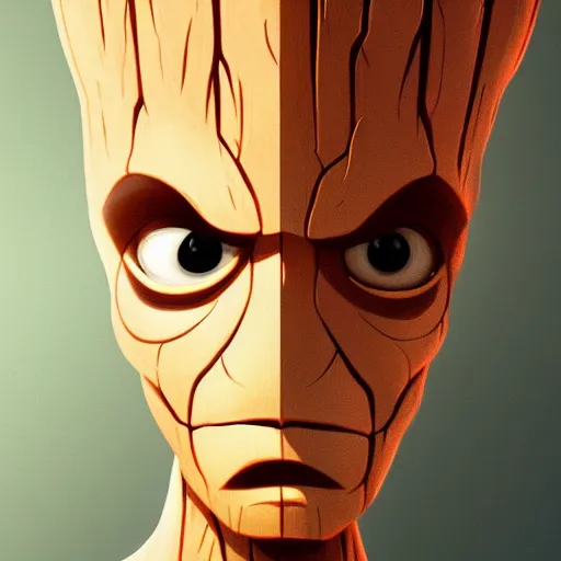 Prompt: face icon stylized minimalist groot, loftis, cory behance hd by jesper ejsing, by rhads, makoto shinkai and lois van baarle, ilya kuvshinov, rossdraws global illumination h 7 0 4