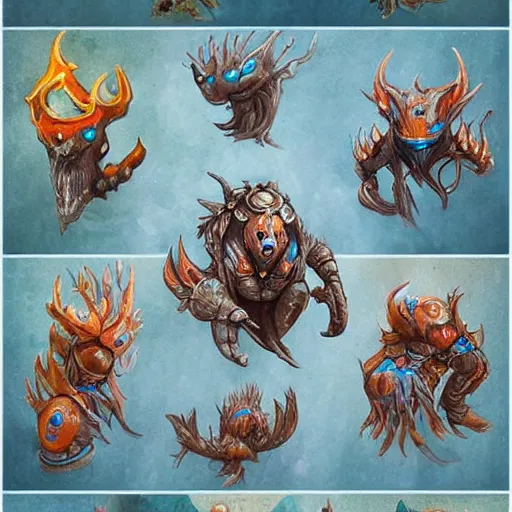 Image similar to water elementals, d & d style, trending on artstation, colorful, intricate,