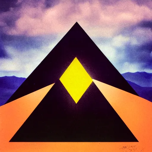 Image similar to album cover in the style of Pink Floyd