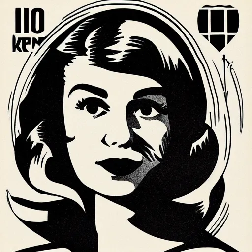 Image similar to marina and the diamonds as a soviet union communist propaganda poster