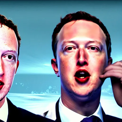 Prompt: mark zuckerburg getting sucker punched by elon musk, realistic, cinematic, 4k, shot by canon,