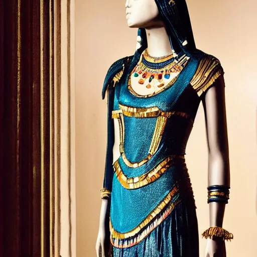 Image similar to Cleopatra wearing modern clothing