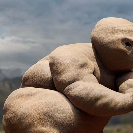 Prompt: national geographic professional photo of geodude, award winning