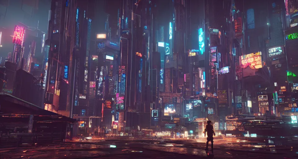 prompthunt: cyberpunk Hong Kong, Cyberpunk 2077, hdr, ultra