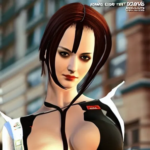 Prompt: eva green in dead or alive 5,