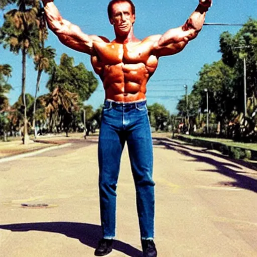 Image similar to skinnyarnoldschwarzenegger