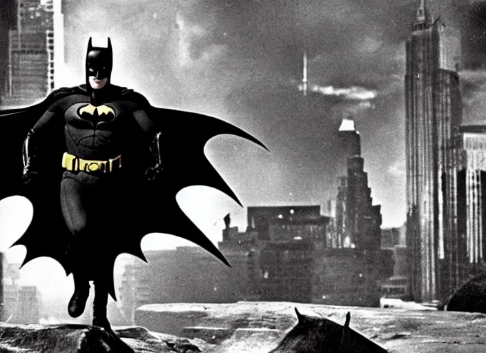 Prompt: Batman, 1969, movie still