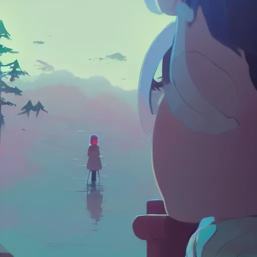 Image similar to if i should die, think only this of me, detailed, cory loftis, james gilleard, atey ghailan, makoto shinkai, goro fujita, studio ghibli, rim light, exquisite lighting, clear focus, very coherent, plain background