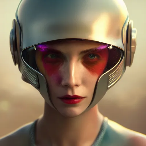 Image similar to spacegirl, 8 k uhd, unreal engine, reflected chrome, octane render in the artstyle of tom bagshaw, unreal engine 5, highly detailed face, true anatomy!, extremely detailed!, fishnets, dystopian, details visible, octane render