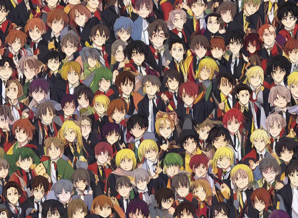 harry potter anime background, hogwarts, colorful, | Stable Diffusion |  OpenArt