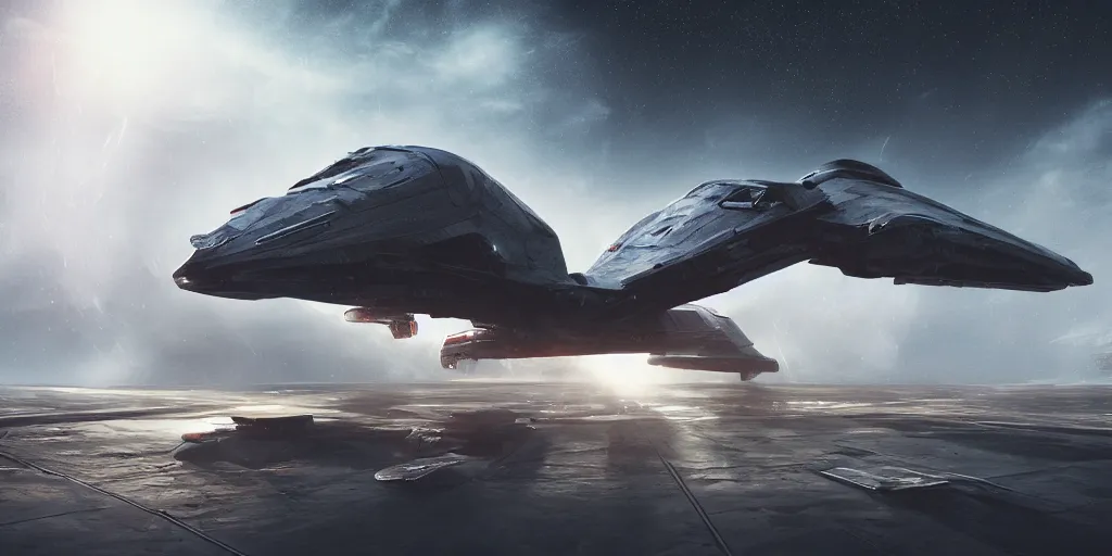 Prompt: spaceship parked on a piece of bread, superwide angle, light through the mist, dramatic lighting, photorealistic, cinematic lighting, high detail, cinematic feel, high octane, 4K, Unreal Engine, digital render, intricate, ultra realistic, concept art