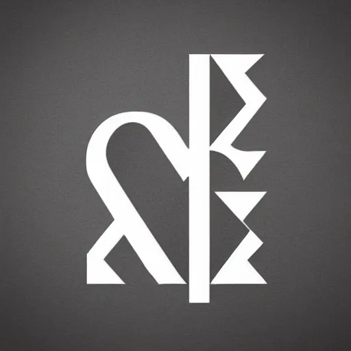 Image similar to « beautiful logo with letters e and x, design, art, minimalism »