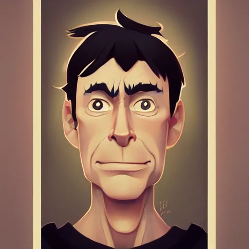 Image similar to face icon stylized minimalist steven king, loftis, cory behance hd by jesper ejsing, by rhads, makoto shinkai and lois van baarle, ilya kuvshinov, rossdraws global illumination