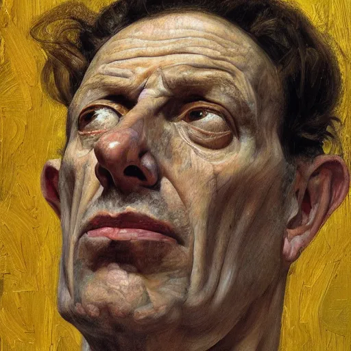 Prompt: high quality high detail painting by lucian freud, hd, orientalist portrait, dramatic lighting