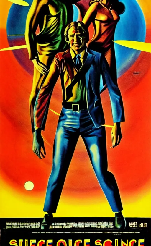 Image similar to 1 9 7 0 s science fiction movie poster art