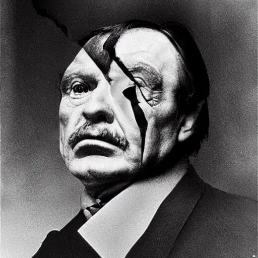 Image similar to Zdzislaw Bekinski made by Salvador Dali