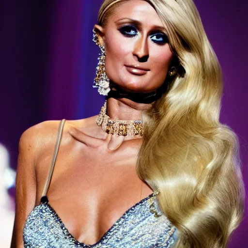 Prompt: paris hilton winning the nobel prize, photograph, high detail,