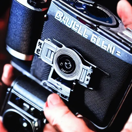 Image similar to a camera carried by billie eilish in a casino