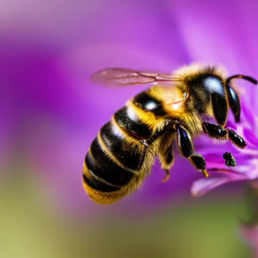 Image similar to a bee taking a break, macro photography, ambient light