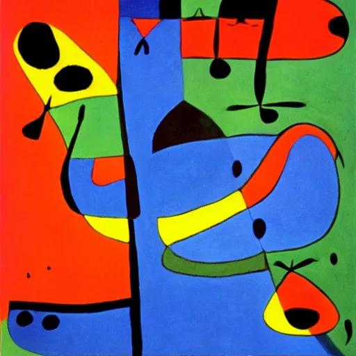 Image similar to the real art of the deal by joan miro