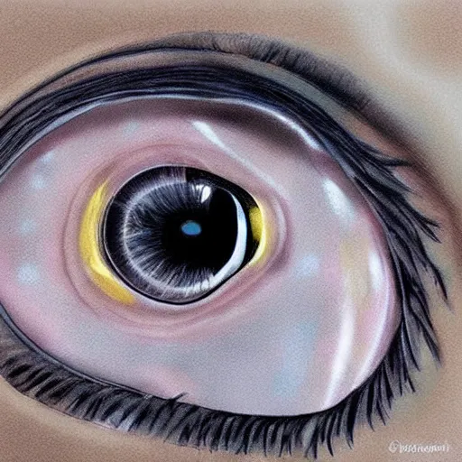 Image similar to A fish wearing fake eyelashes on its eyes, digital art, photorealistic