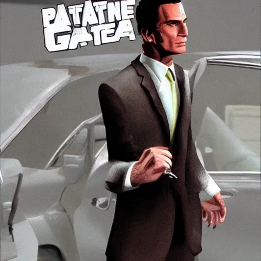 Prompt: Patrick Bateman as GTA-V character