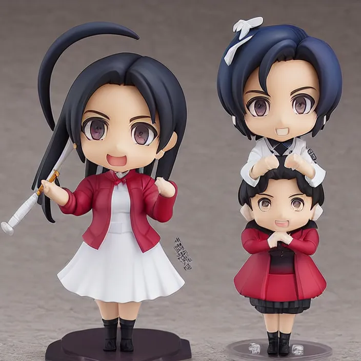 Image similar to miriam defensor santiago, an anime nendoroid of miriam defensor santiago, figurine, detailed product photo