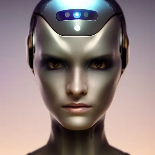 Prompt: Perfectly-Centered Portrait-Photograph of Mechanical Cyberpunk Female Android, upper torso, upper body, intricate, elegant, super highly detailed, professional digital painting, artstation, concept art, smooth, sharp focus, no blur, no dof, extreme illustration, Unreal Engine 5, Photorealism, HD quality, 8k resolution, cinema 4d, 3D, beautiful, cinematic, art by artgerm and greg rutkowski and alphonse mucha and loish and WLOP