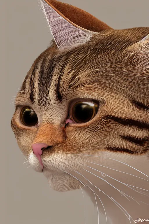 Image similar to yutuber cat, ultra realistic, concept art, intricate details, highly detailed, photorealistic, octane render, 8 k