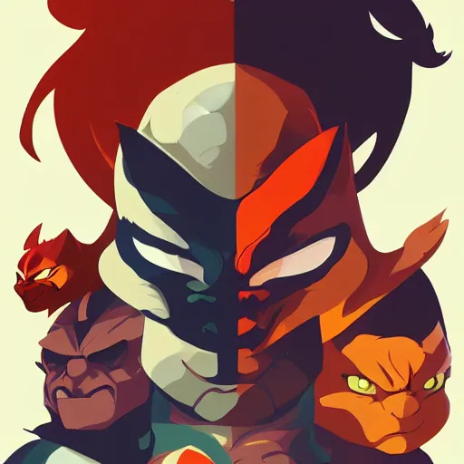 Image similar to face icon stylized minimalist thundercats, loftis, cory behance hd by jesper ejsing, by rhads, makoto shinkai and lois van baarle, ilya kuvshinov, rossdraws global illumination