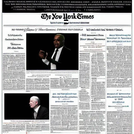 Prompt: the front page of the new york times, march 5 th 2 0 2 5