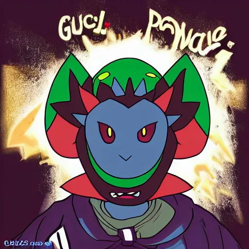 Image similar to gucci mane as a pokemon