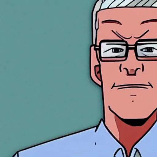 Prompt: real photograph of hank hill