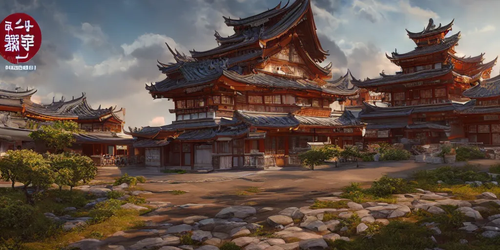 Image similar to hutao from genshin impact, unreal 5, hyperrealistic, realistic, photorealistic, dynamic lighting, highly detailed, cinematic landscape, studio landscape, studio lighting