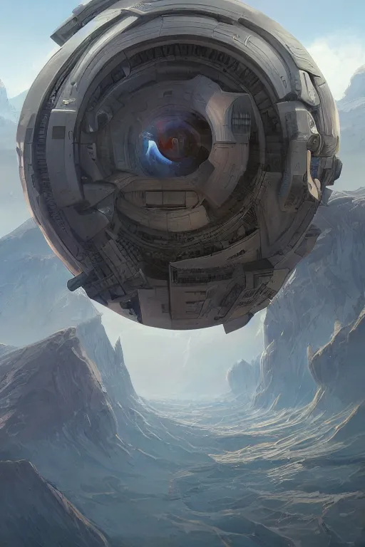 Image similar to o'neill cylinder, scifi, artstation