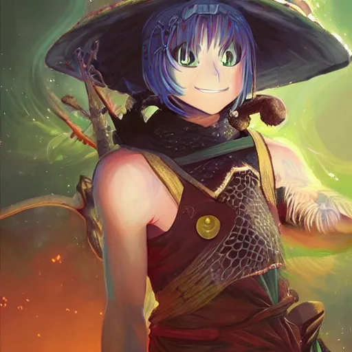 Prompt: anime portrait of a frog as a shaman yedi using dark force to eliminate trump as an anime antagonist by Stanley Artgerm Lau, WLOP, Rossdraws, James Jean, Andrei Riabovitchev, Marc Simonetti, and Sakimichan, trending on artstation